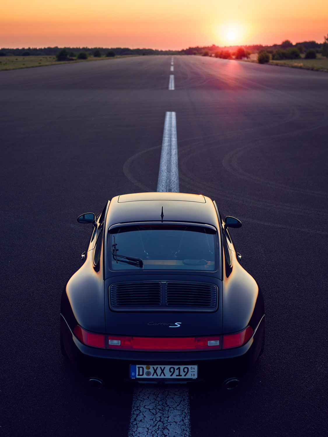 automotive   car carphotography mood photograpy Porsche sundown sunset
