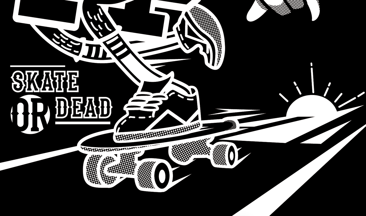 CURIOUSBOY naughtybrain illustrations Drawing  Character design  posters skateboarding resn shanghai Daily Arts