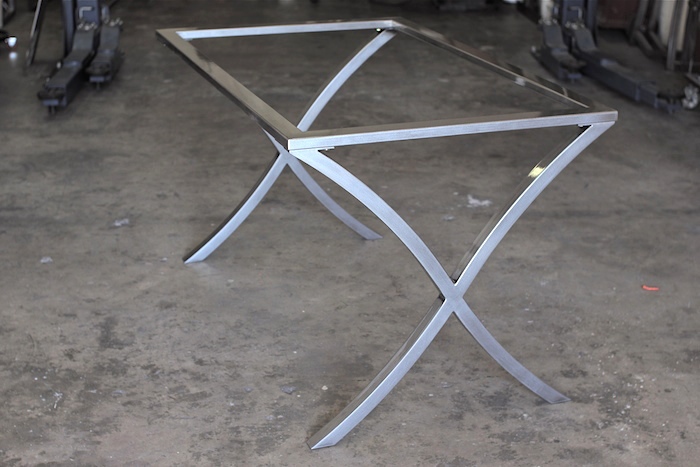 Custom furniture table base bases legs glass top design modern