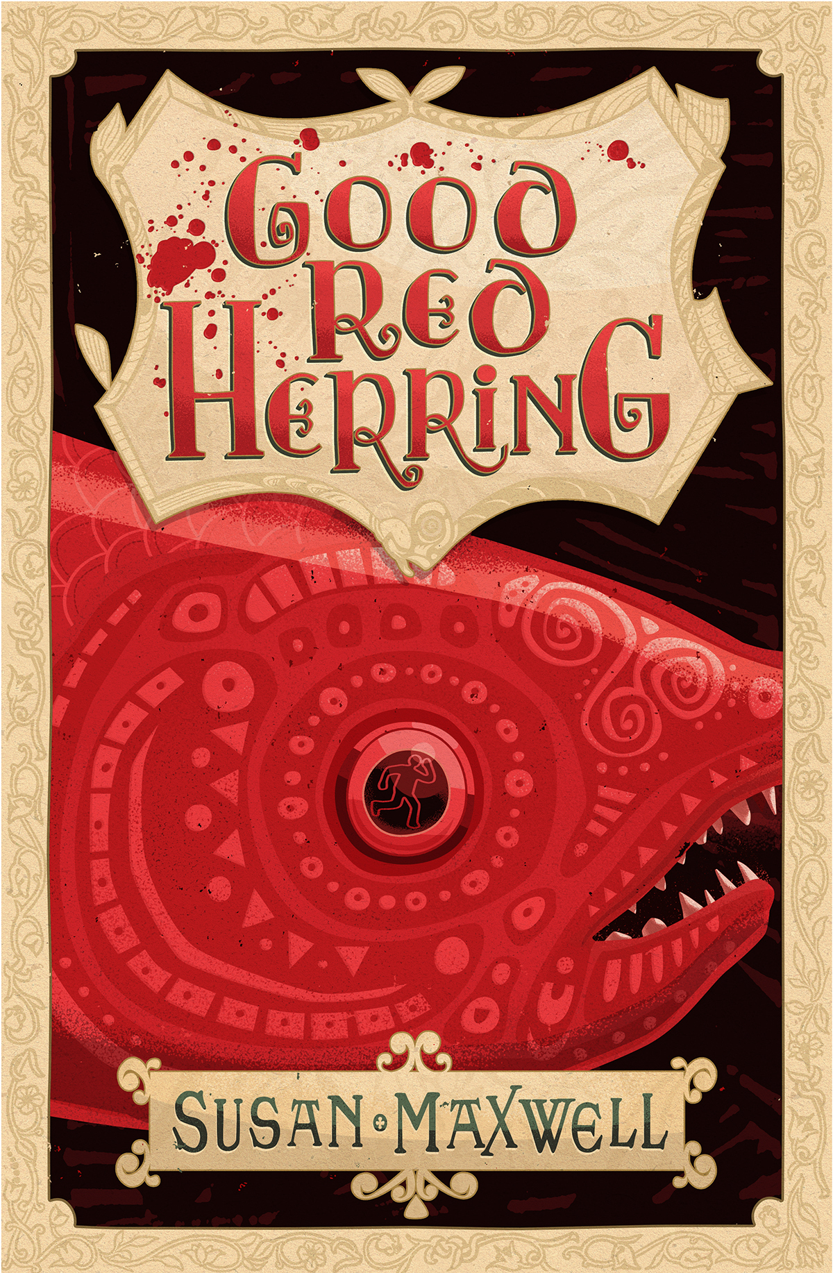 jacket book cover illustrated fish HAND LETTERING young adult illustrated barcode limited palette Fun illustrative design blood