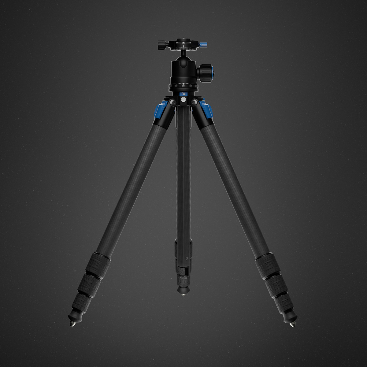 3dmodel black studio Realism details camera mount ballhead photo equipment tripod