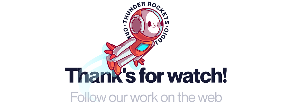 vector cartoon Thunder Rockets Digital Art  Creativity Brazil design Character graphic branding 