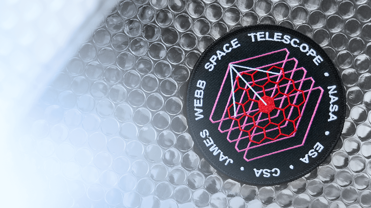 ILLUSTRATION  jwst Mission Patch patch Space  Embroidery James Webb nasa Space Telescope esa