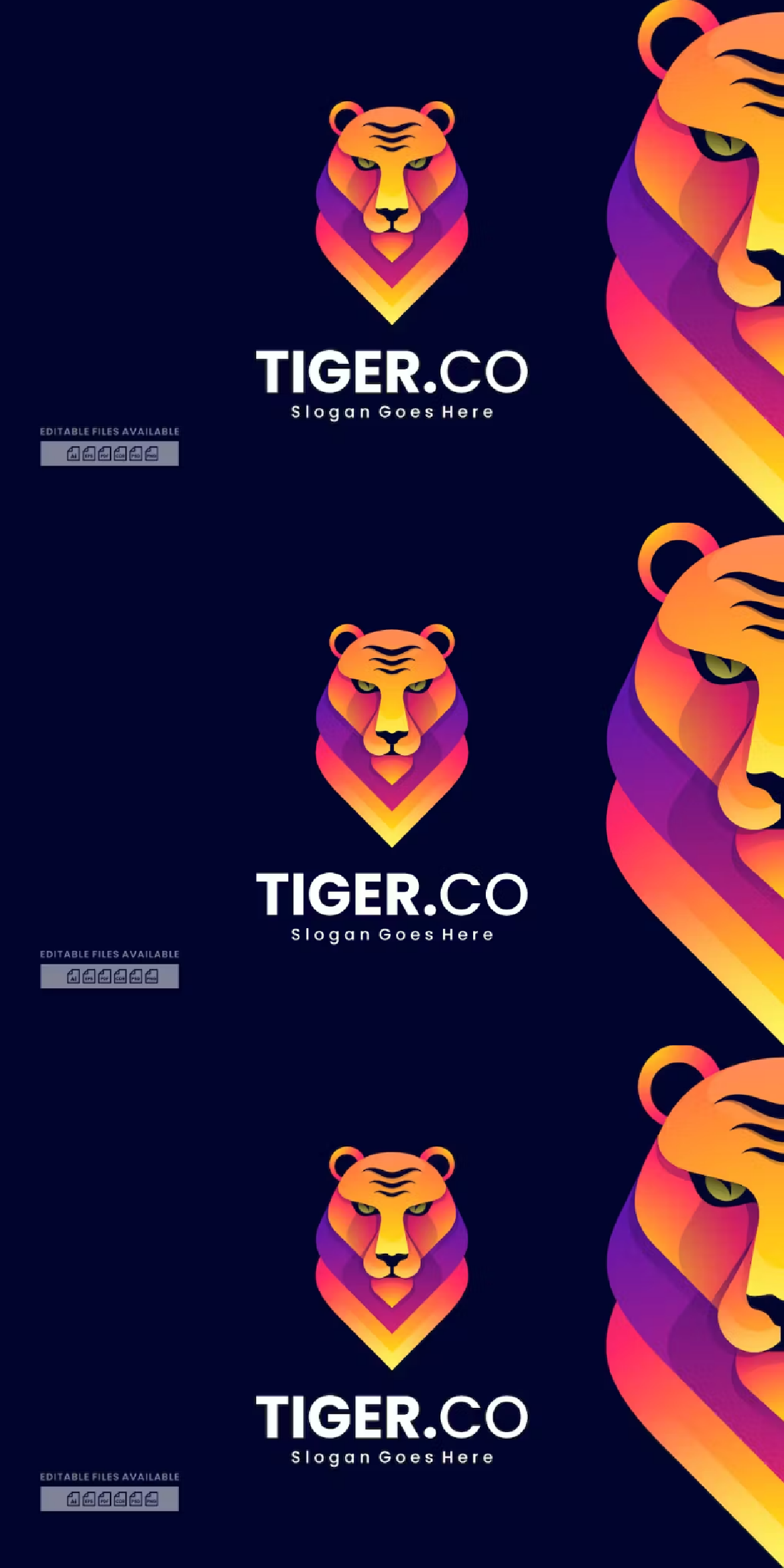 logo modern graphic design vector art business template animal