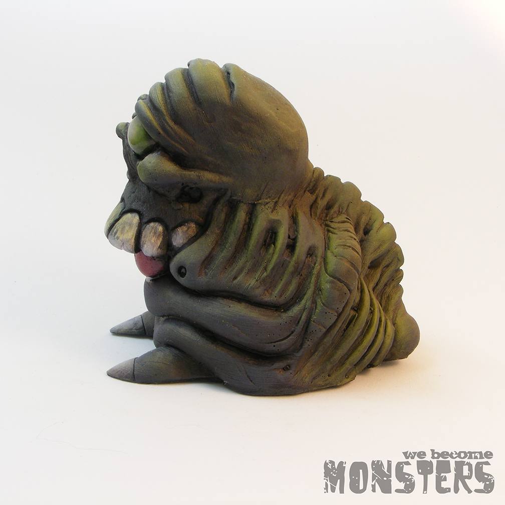 monster skull toys resin indie fat lowbrow