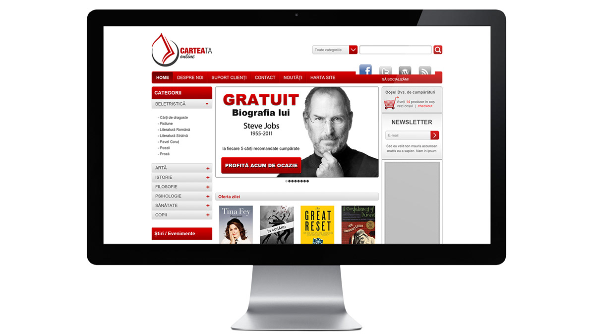 Cartea ta Online Website Design Logo Design Edmond Enache