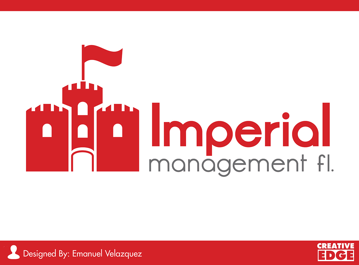 Imperial management Management Company vacation home management creativeedgedesigns Logo Design