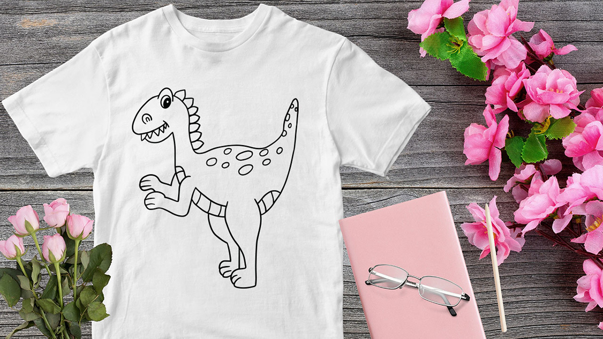 cartoon Dinosaur Drawing  t-rex tyrannosaurus