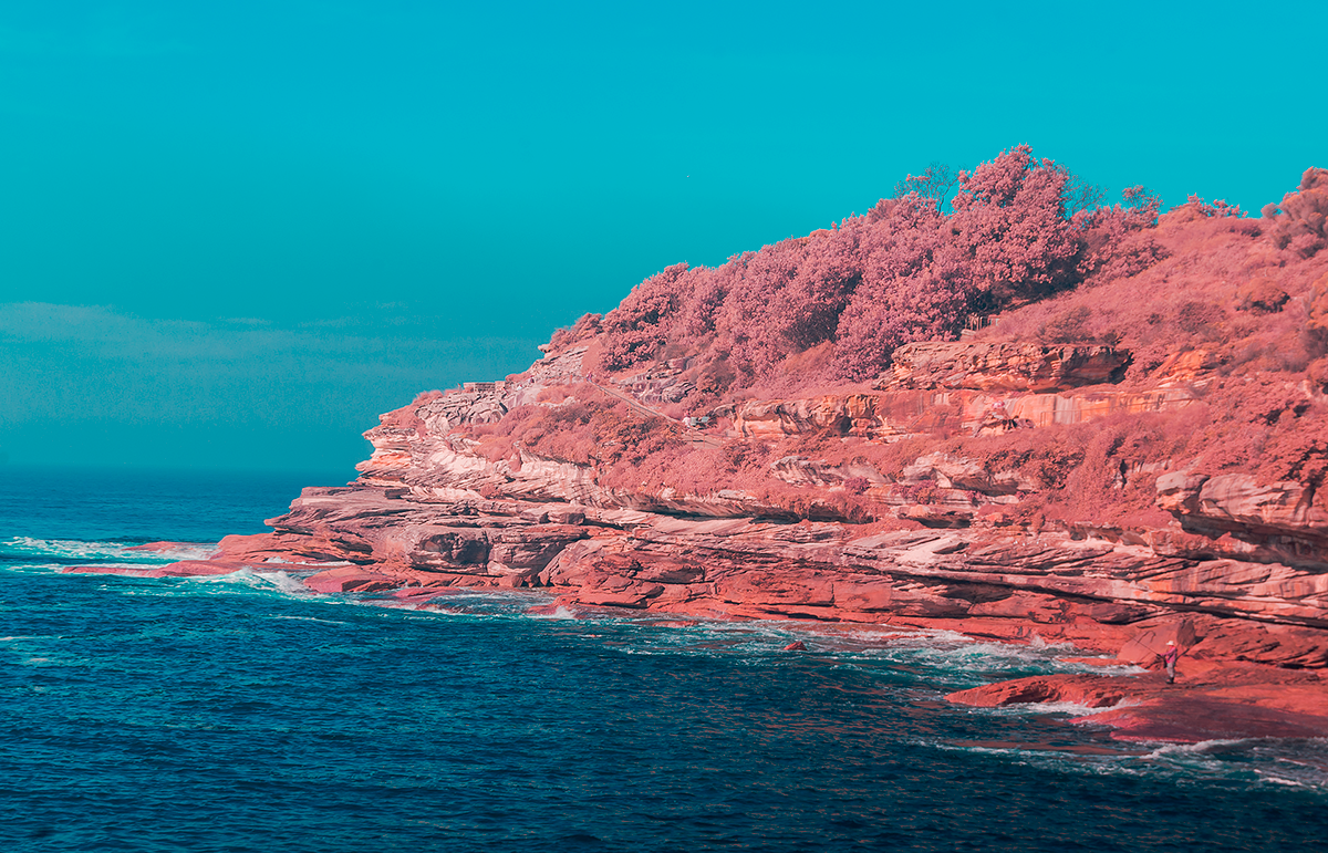 infrared infra sydney Landscape colors surreal Nature Australia beach