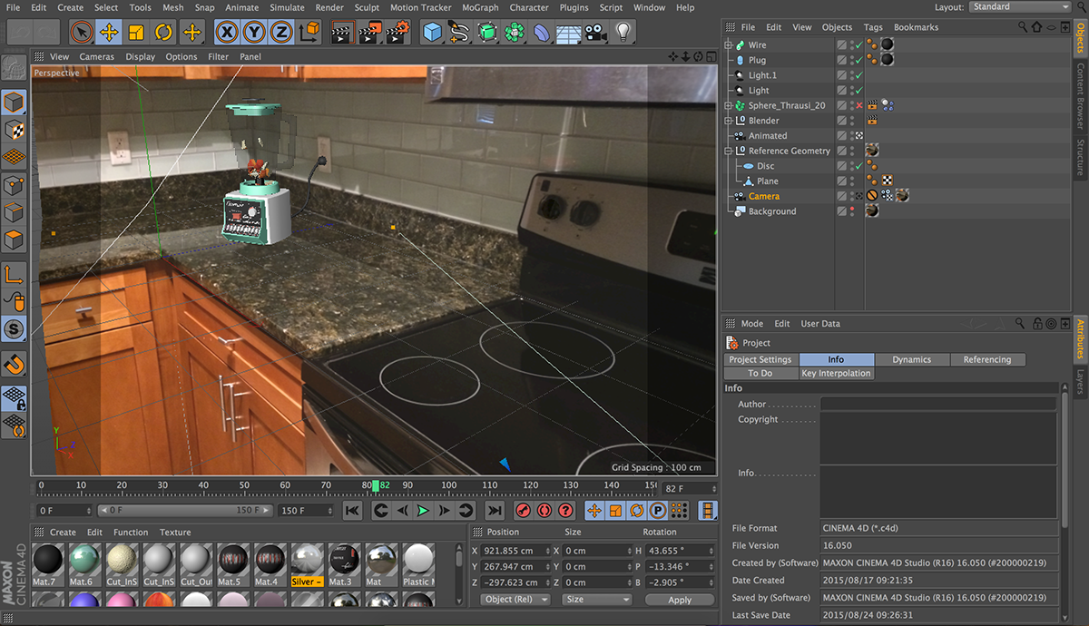 Full Sail DADBS 3DP August2015 camera calibration camera projection c4d aftereffects blender