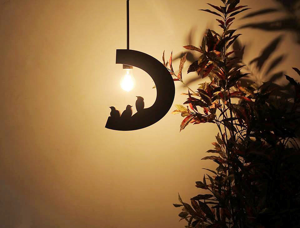 Lamp cardboard product design Photography  handicraft ecofriendly homedecor lights productdesign