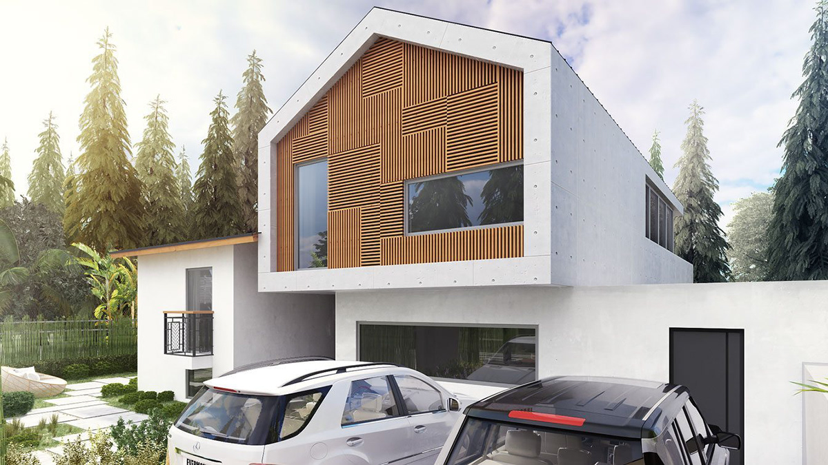CGI cgstudio 3dsmax 3D Render rendering 3dvisualization architecture house exterior