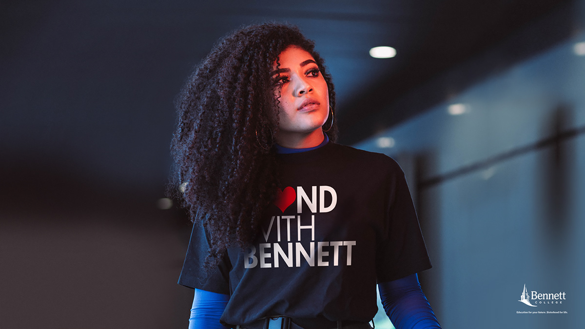 Bennett college Black women college crowdfunding HBCU marketing   Photography  print University Web