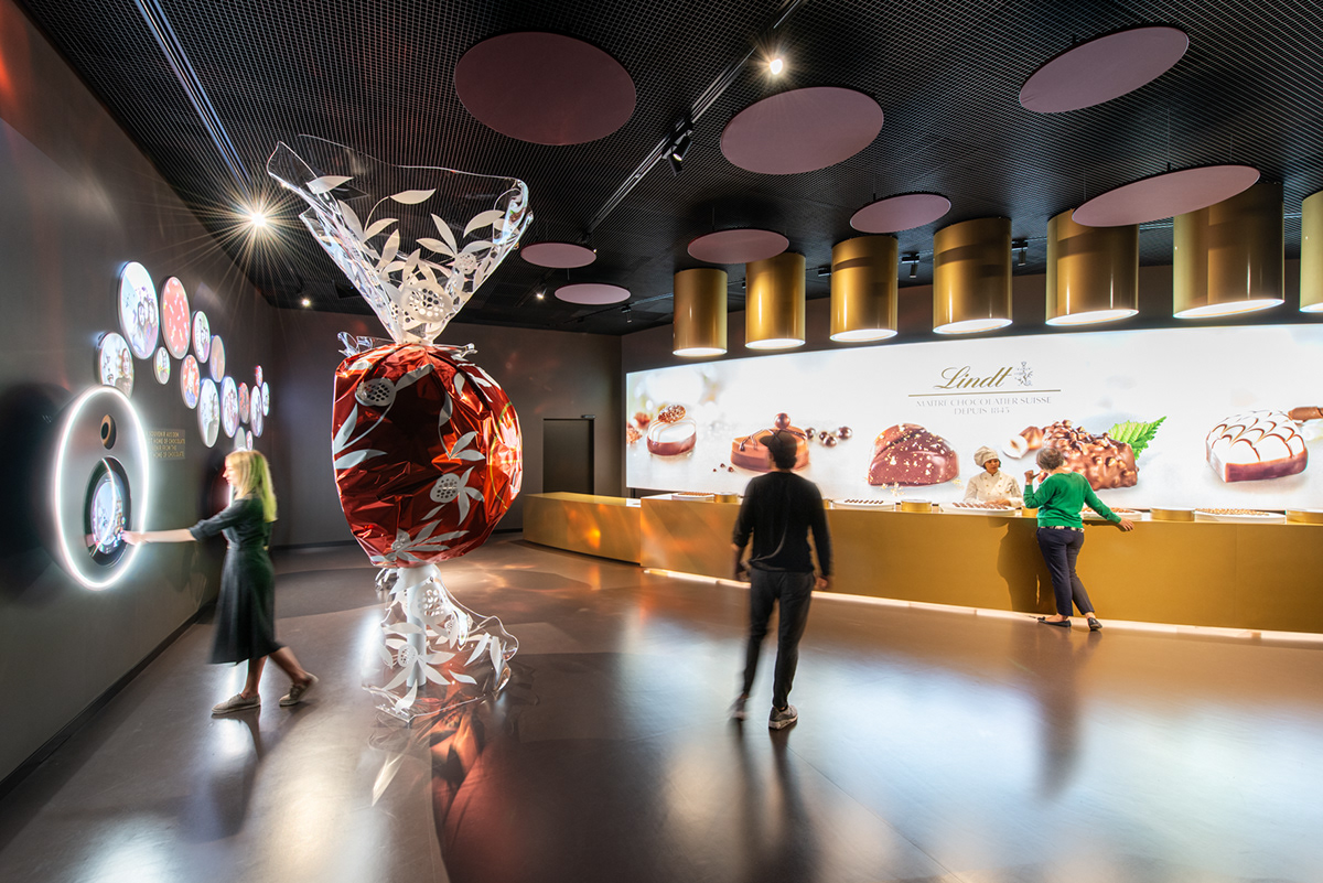 architektur Atelier Brückner ausstellung brand chocolate Exhibition  Nikon Space  szenografie
