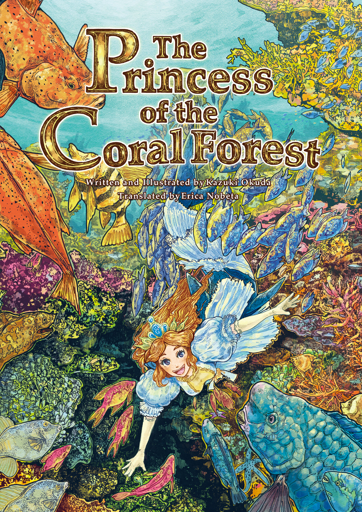 fairytale fantasy illust ILLUSTRATION  mermaid Nature Ocean photoshop picturebook Princess