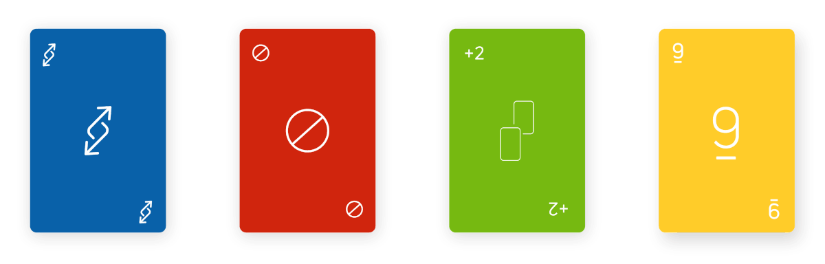 UNO mattel card play cartas jogo game design minimalist Minimalista