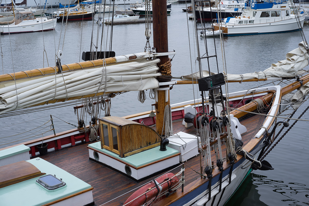 Penobscot Bay Maine Camden Harbor camden Schooners ketches sailboats