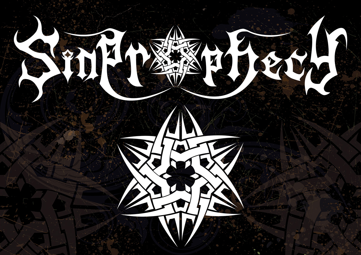 Sinprophecy  metal metal death Deathmetal music logo Illustrator photoshop egypt egypt metal  doom metal doom