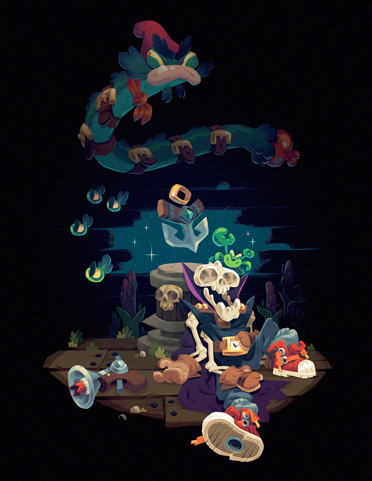 pixelart flinthook Tribute Games JGSBoutain