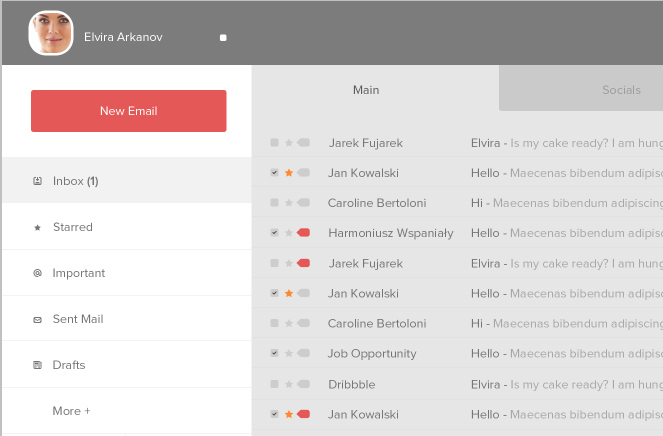 UI Email GMail