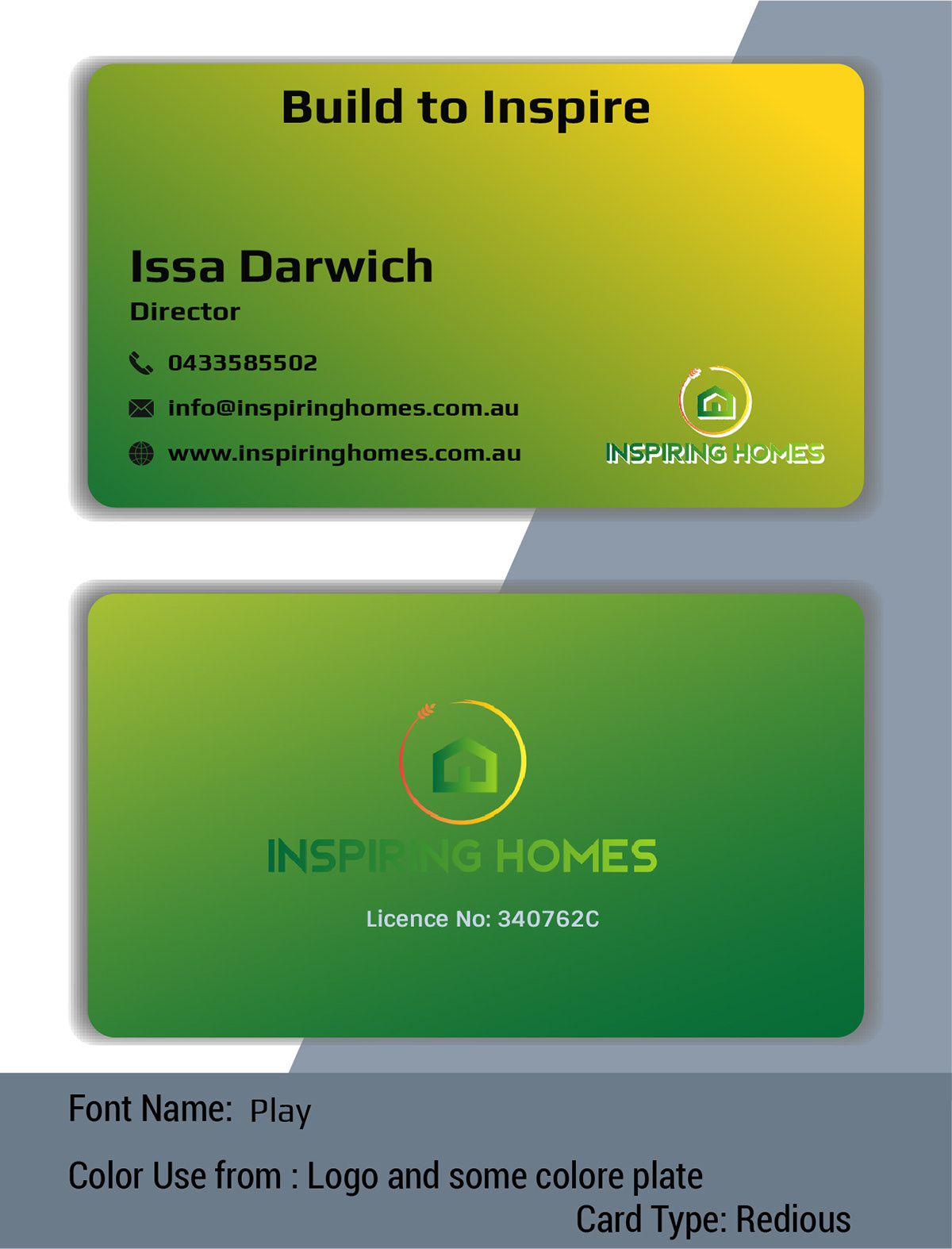 business card design Mockup graphics