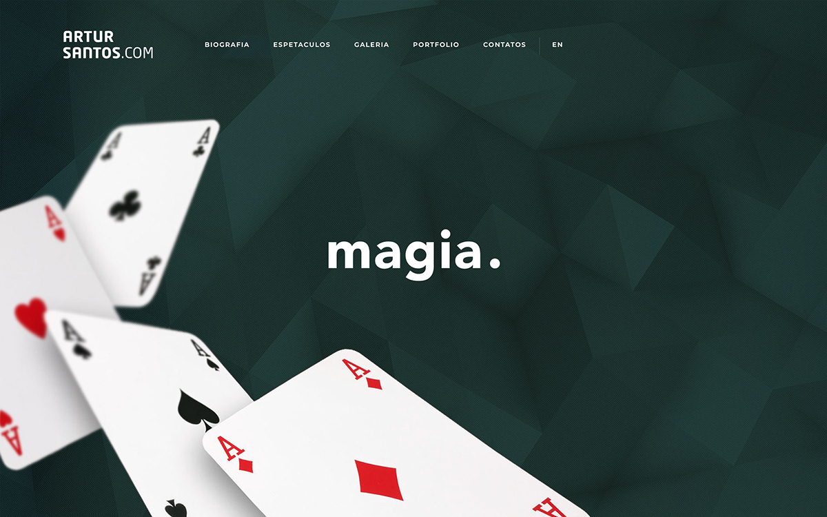 branding  logo Logotype Magic   magician Self Promotion Web Webdesign Website