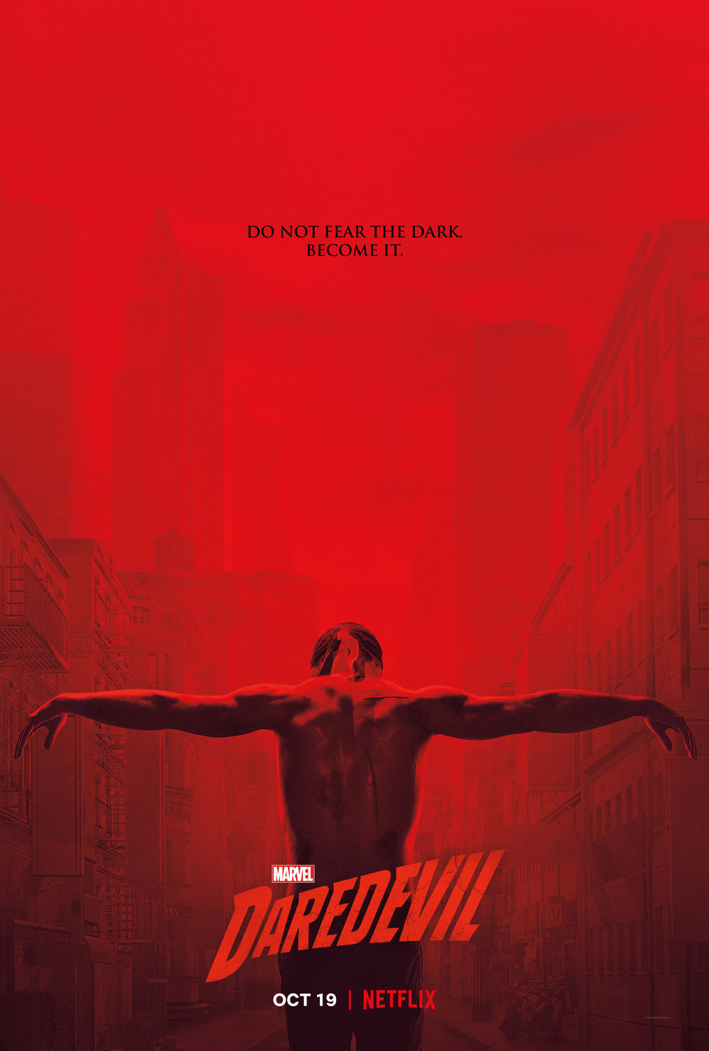 Daredevil keyart marvel movie poster Netflix one sheet poster SuperHero