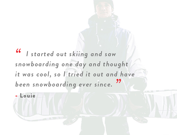 Web Website snowboader Snowboarding louie vito loiue Vito minimal design sports extreme sports UI ux mobile