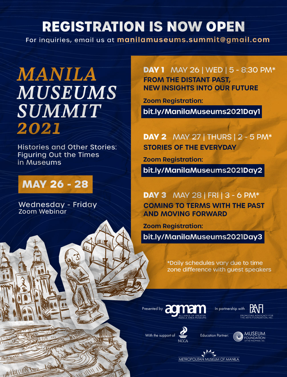 Advertising  art branding  design ILLUSTRATION  Manila museum poster Poster Design summit