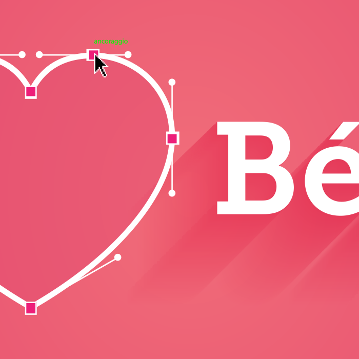 Valentine's Day heart Love bezier