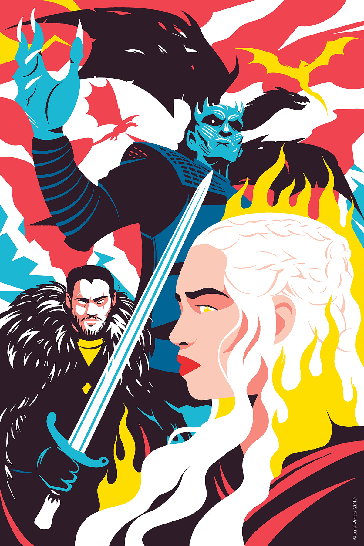 got Game of Thrones Fan Art tribute graphic