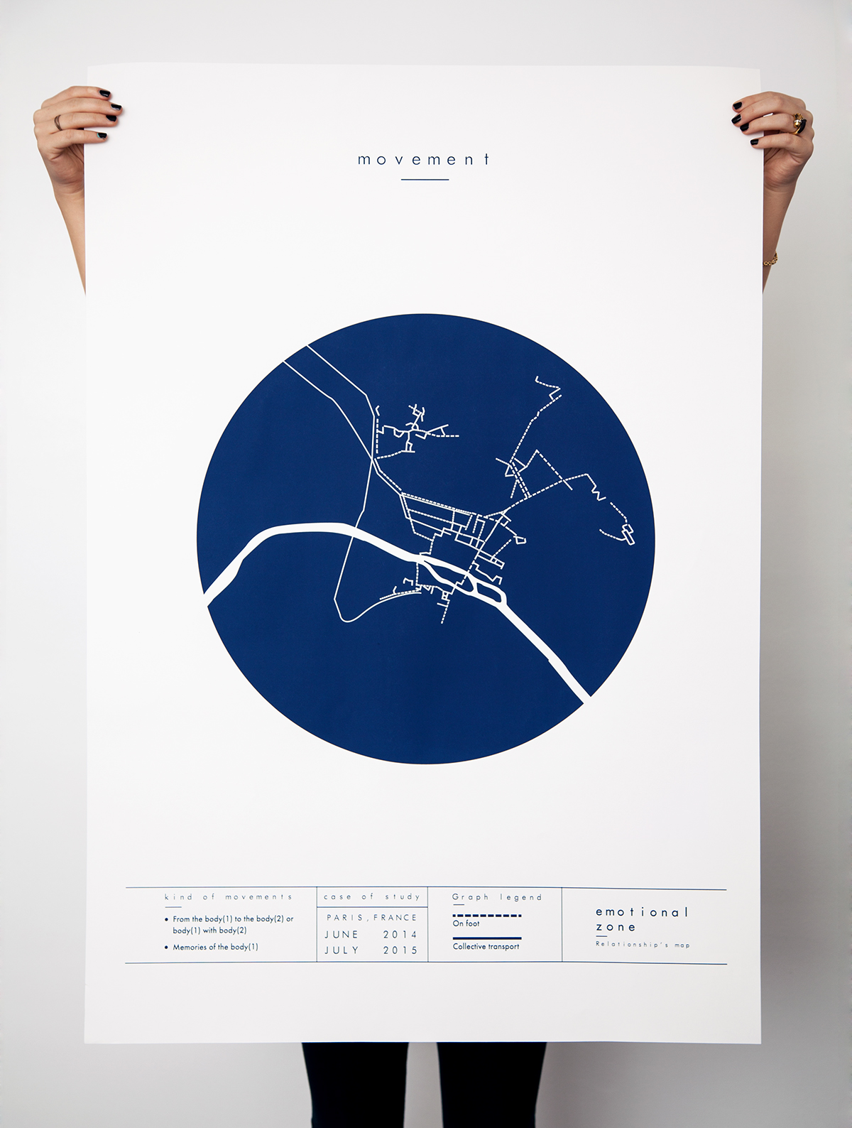 maps constellation relationship poster places Exhibition  emotional zone installation screenprint application