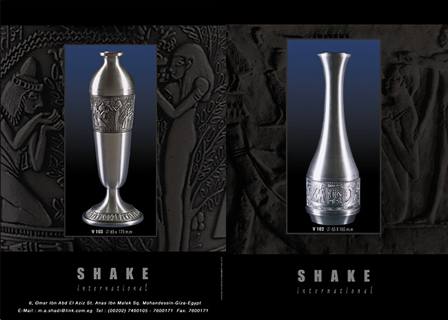 creating creative brand identity silver gifts PHARAONIC models