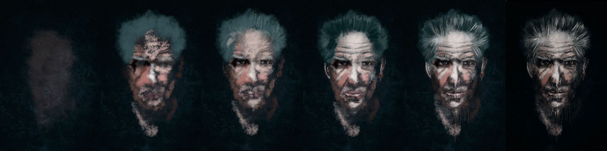 Cronenberg artist blade runner bacon portrait paint Rola graphic poster witkacy witkiewicz hauer  
