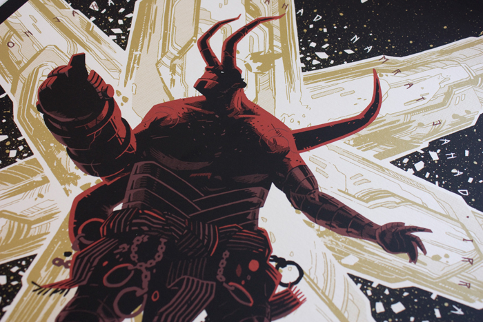 Hellboy Heretoprotect Space  Ogdru Jahad red golden