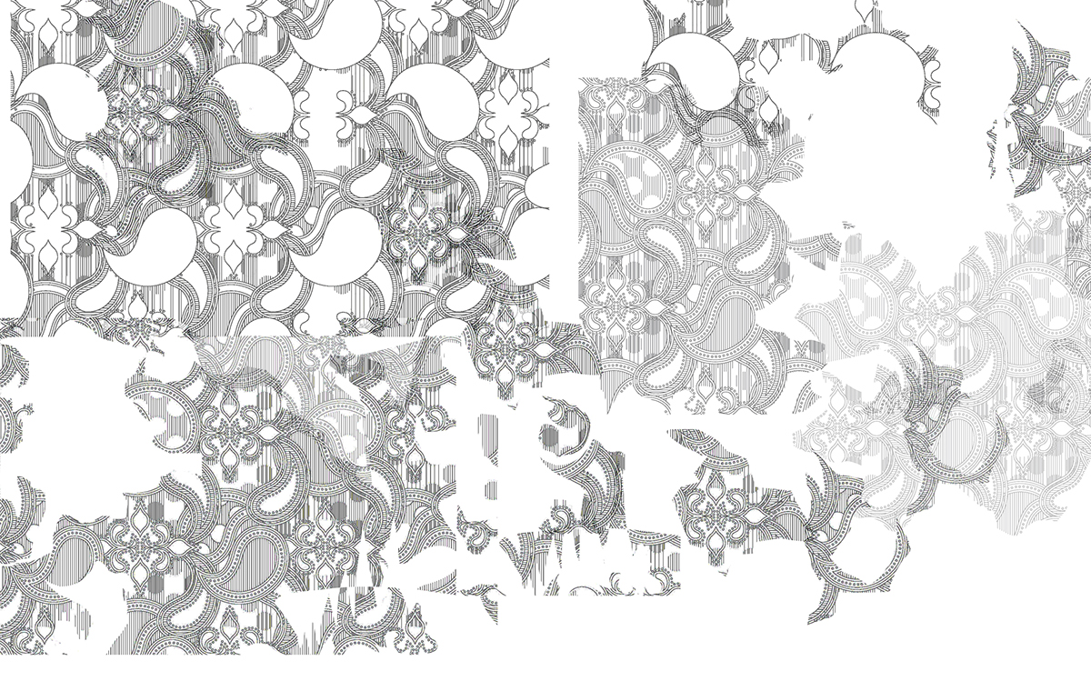 Visual Communication concept development Editing  Image making concept design pattern floral Nature lace digital textile