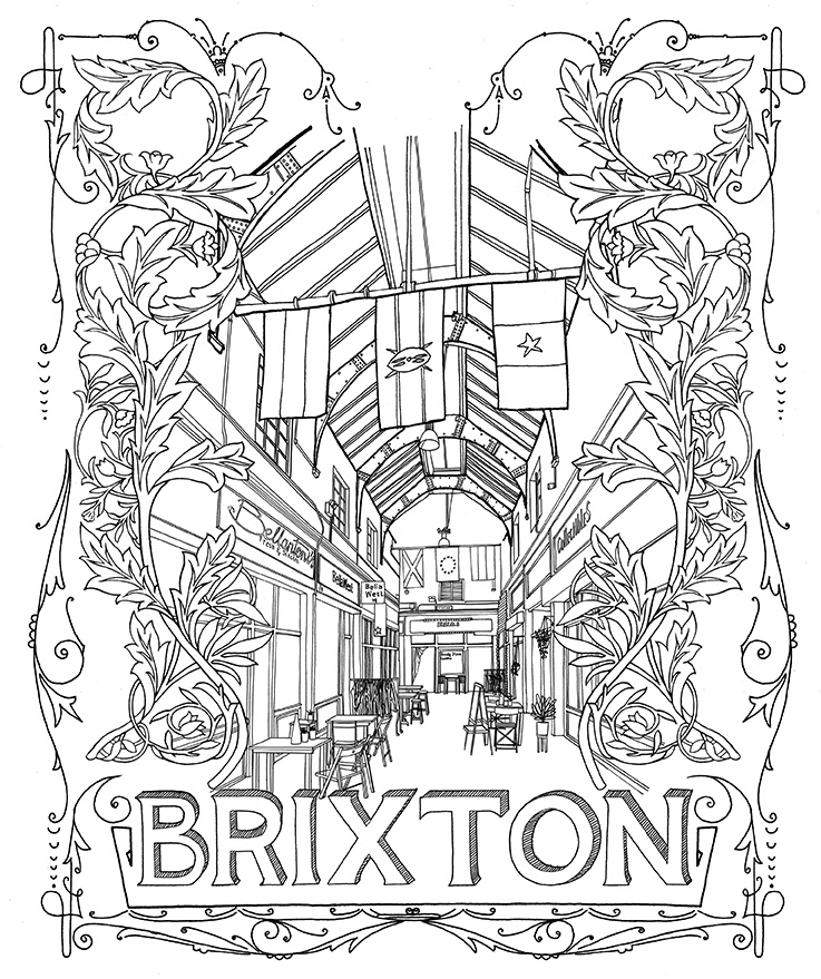 brixton drawing Brixton Sketch Jitesh patel Brixton jitesh brixton sketch brixton village drawing brixton village sketch