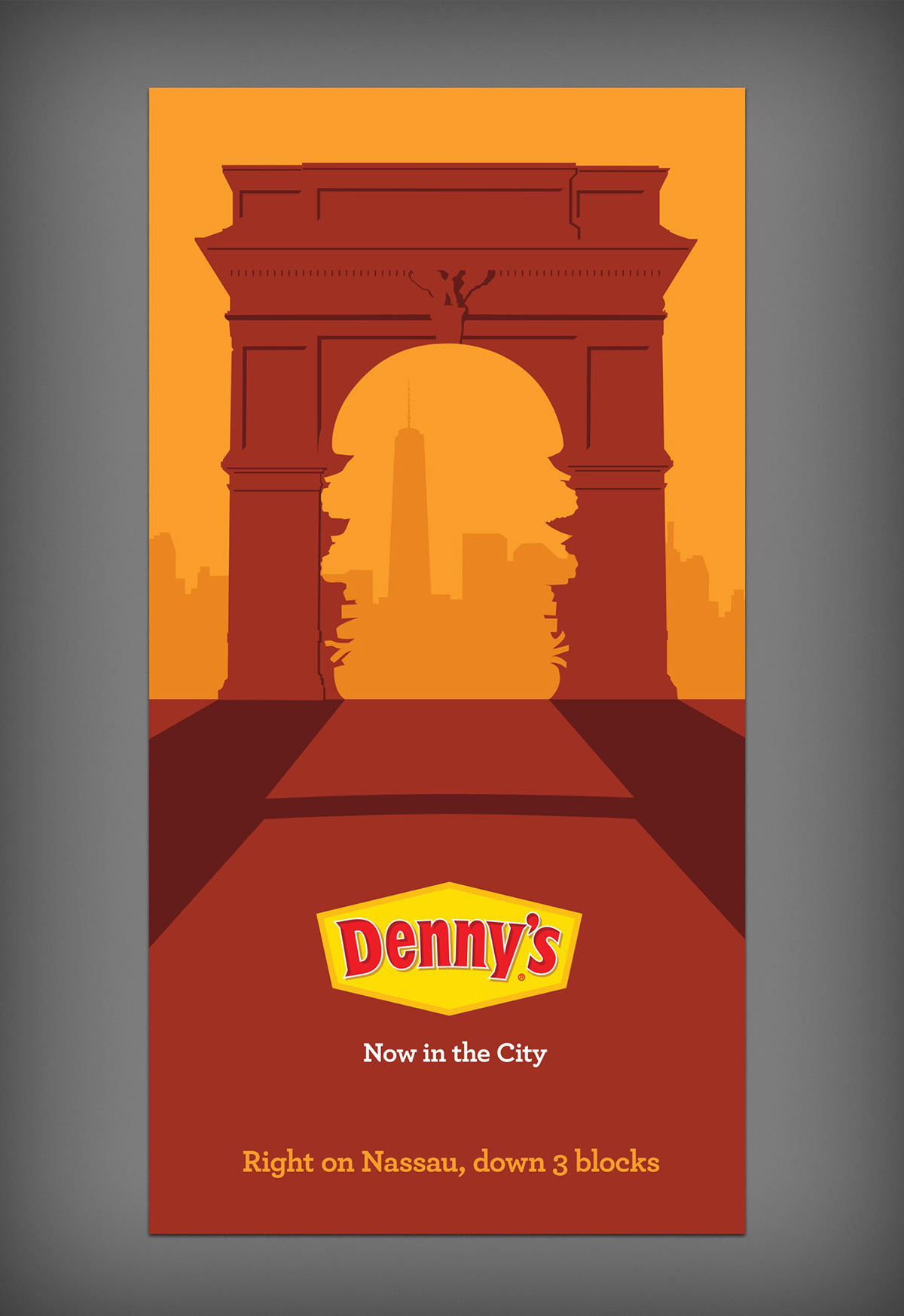 posters subway signage directional New York restaurants Outdoor out of home concepts