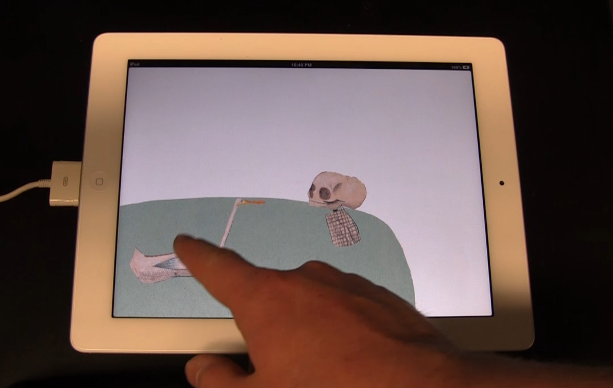 DDT Duck death and the tulip Joss Doggett ios iPad storybook interactive storybook 2D Animation Gecko Press