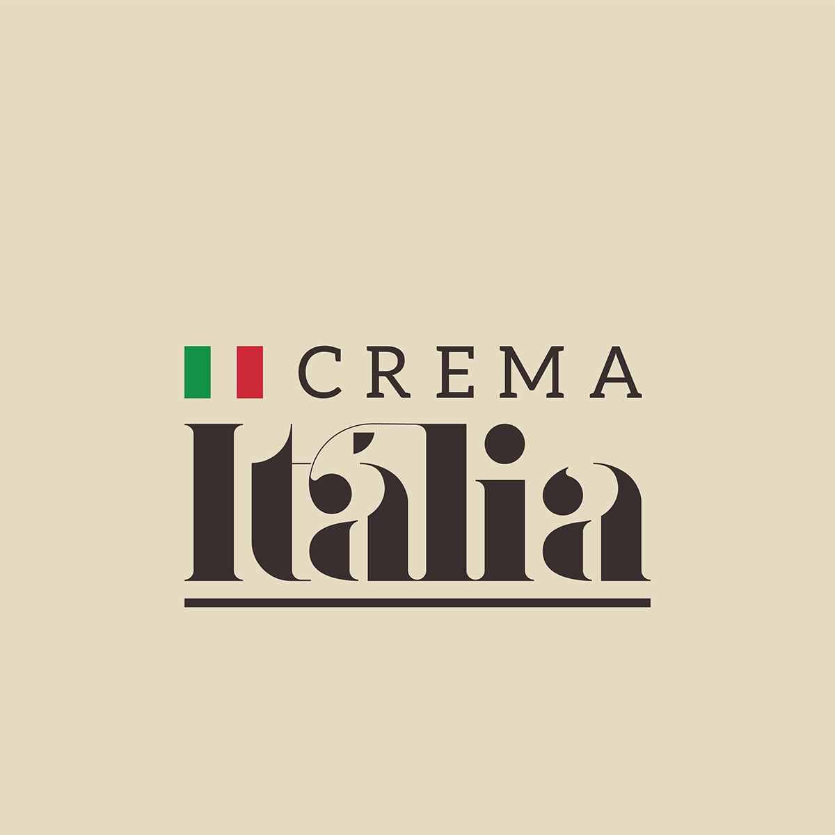 branding  cream Italy logo Logotype sorvete thiago melo