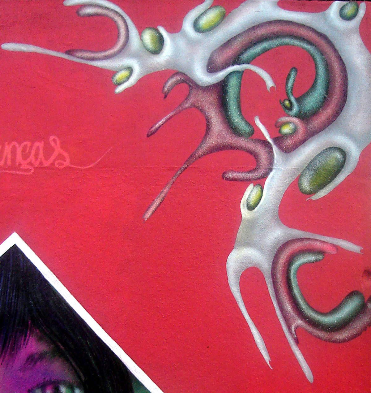 organic graffiti] art paint year 2006 year 2007 streetart Street old