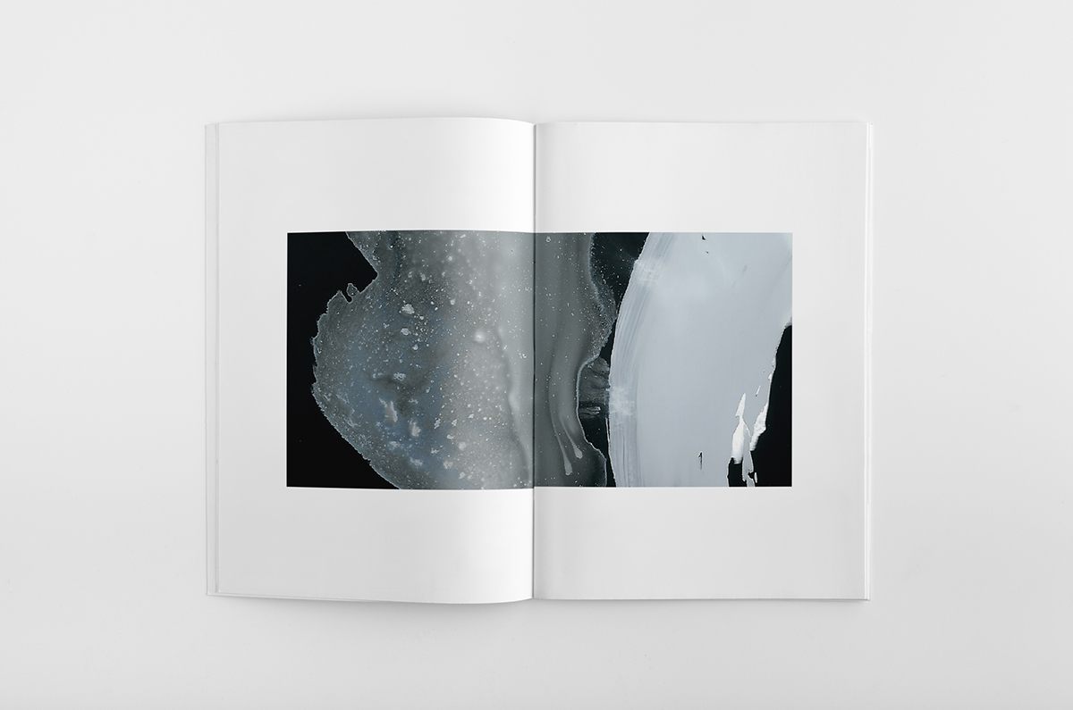 swiss style minimal fanzine photobook editorial Theinhardt scan photo grid system paint acrylic Booklet magazine cover