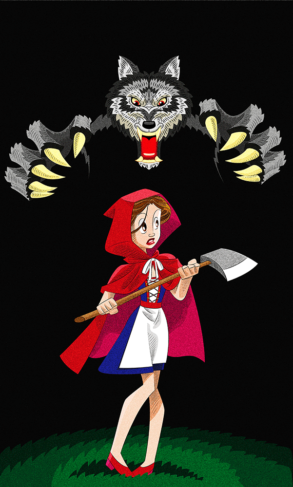 little red riding hood wolf