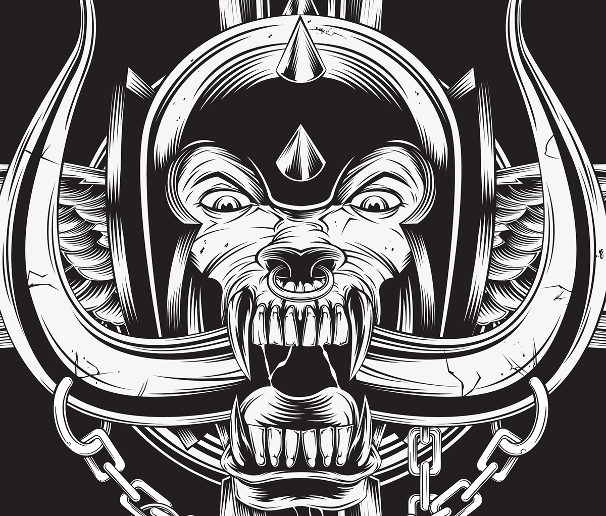 Official Motörhead T-Shirt Design on Pantone Canvas Gallery