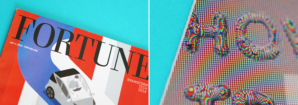 typography   graphic design  type experimental fortune magazine