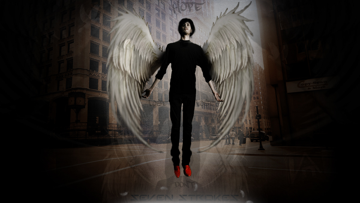 Angelman man angel photo