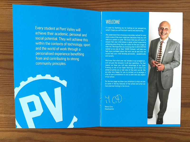 prospectus PENT valley pent valley Students school Booklet