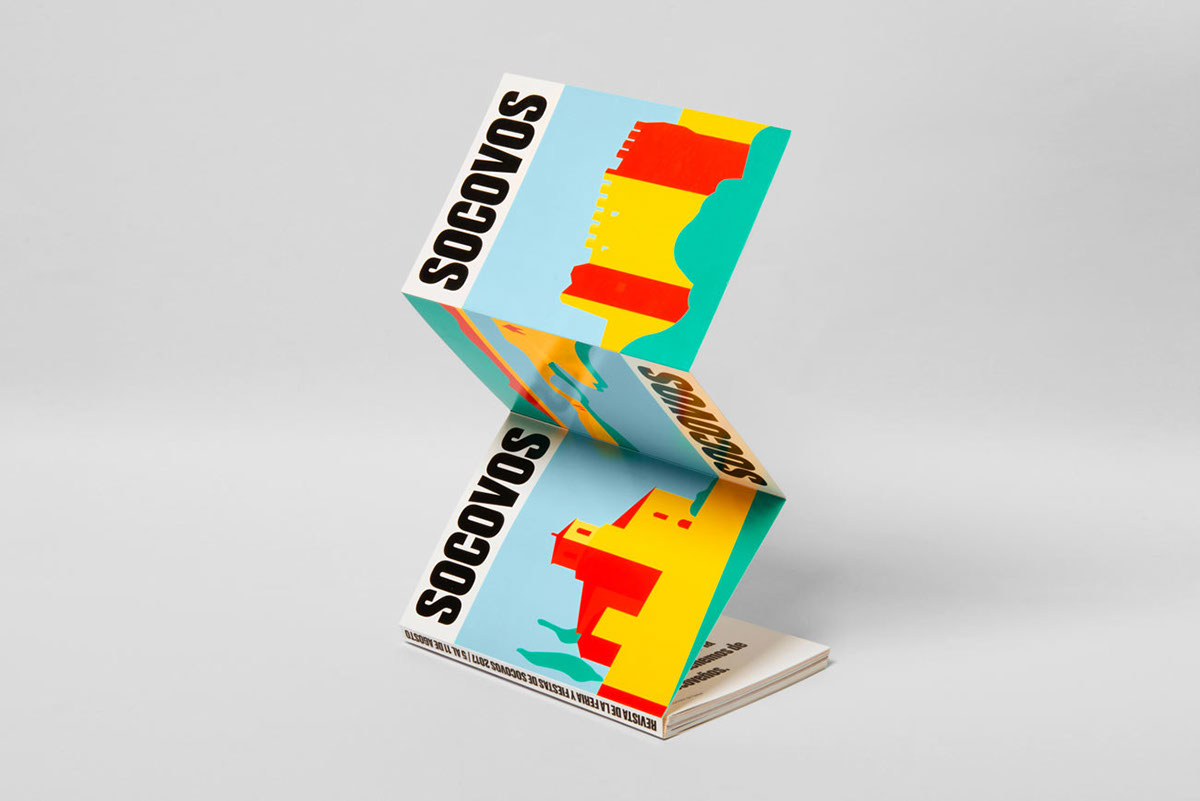 editorial design  cover postcard stamp socovos