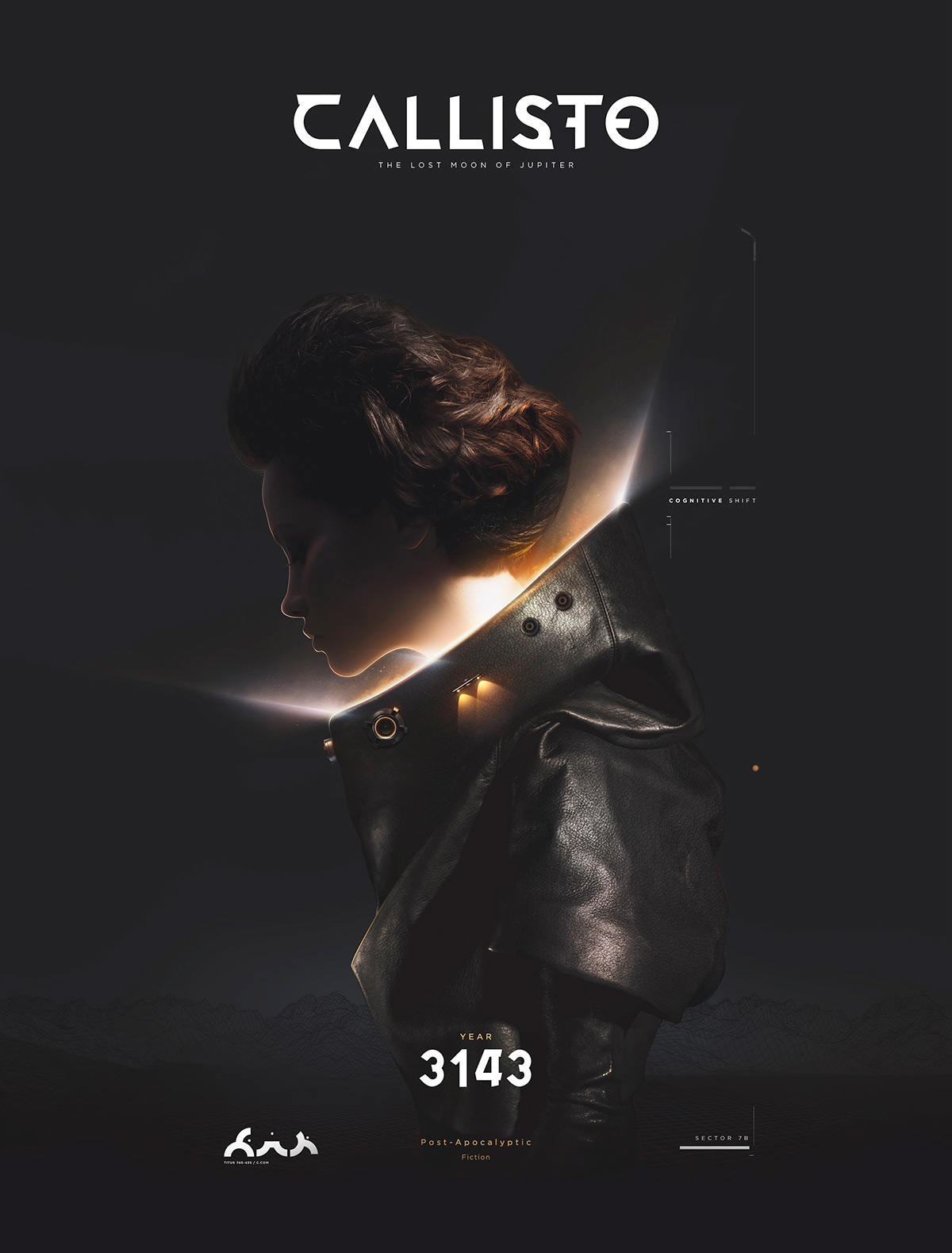 art direction  sci-fi Space  font Character futuristic storytelling   3D UI lost
