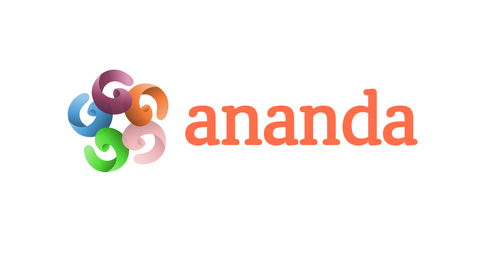 ananda brand letterhead business card logo Logotype stationary Swirls natal birth pregnant mock up